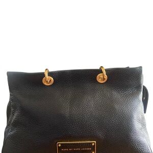Marc by Marc Jacobs Black Leather Tote Bag